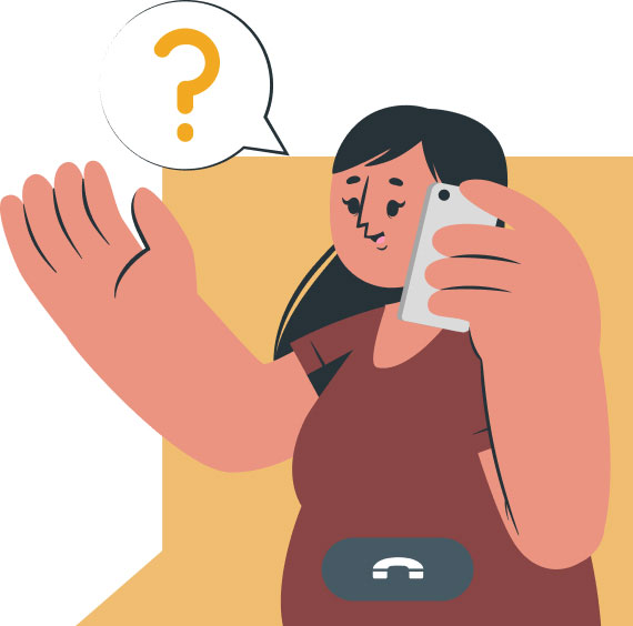 Donna al telefono