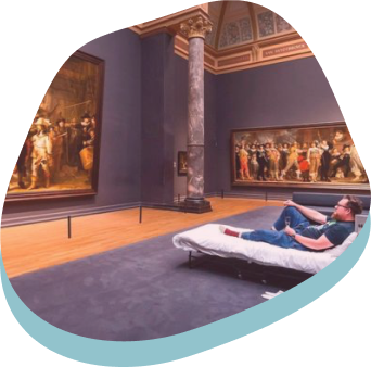una sala interna del museo di Artistead