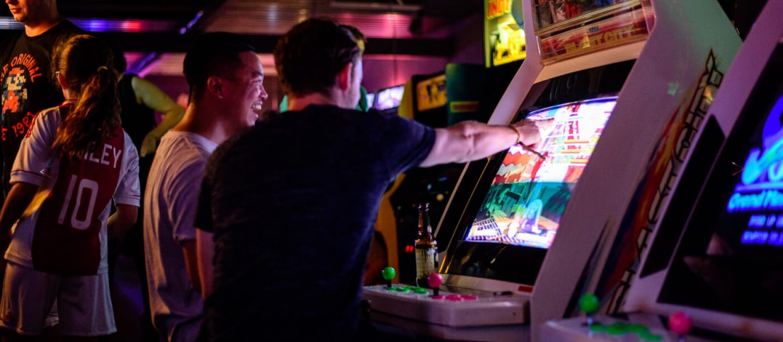 Interno della Vice Arcade