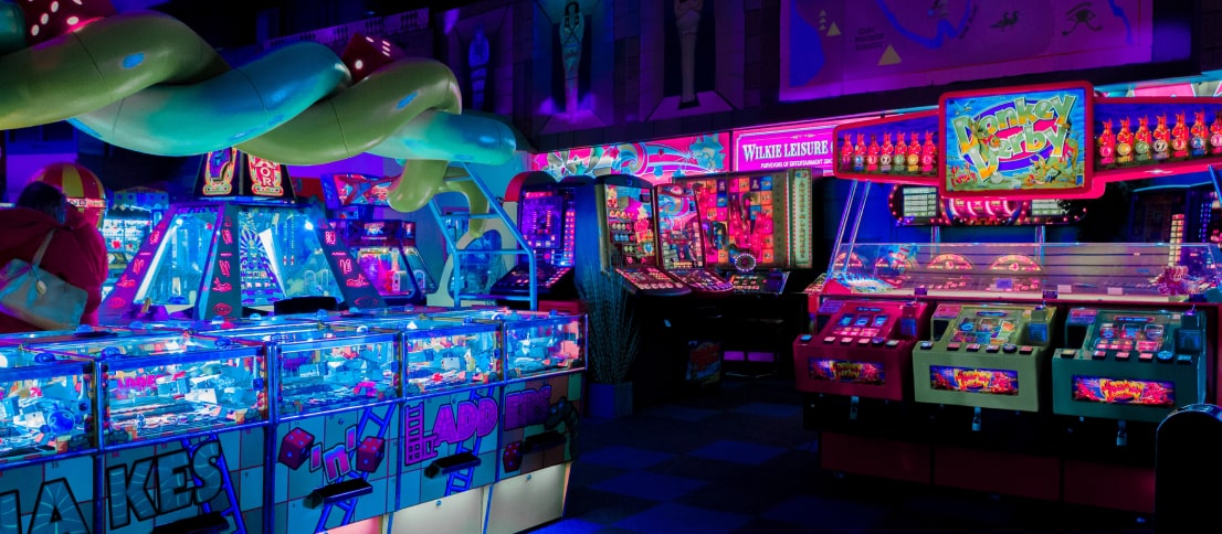 Interno della Vice Arcade