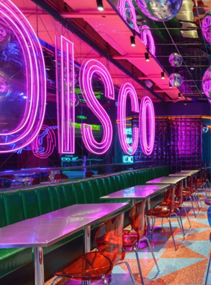 Interno della Roller Disco