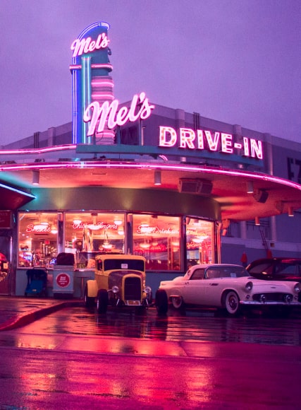 Esterno del cinema Drive In