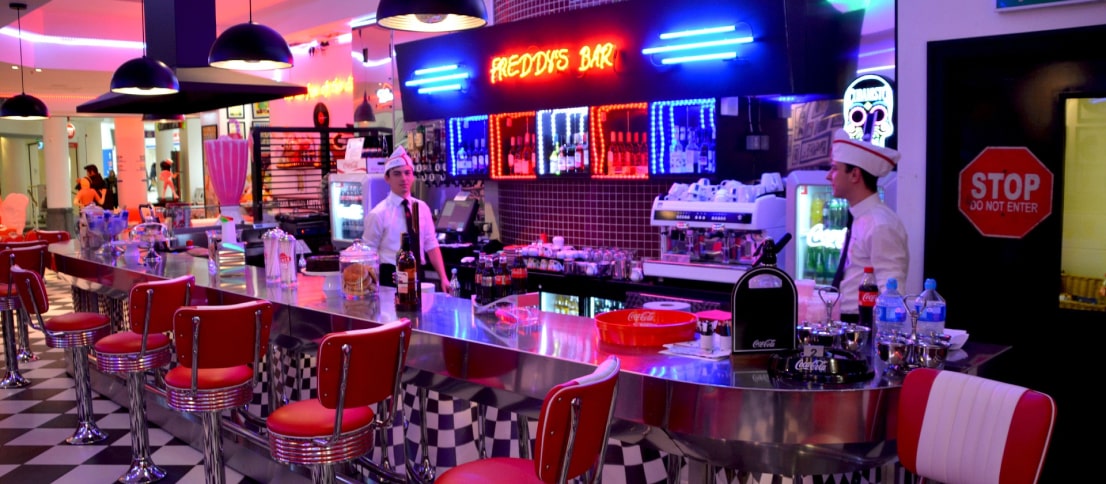 Interno del Vice Diner