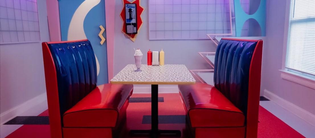 Interno del Vice Diner