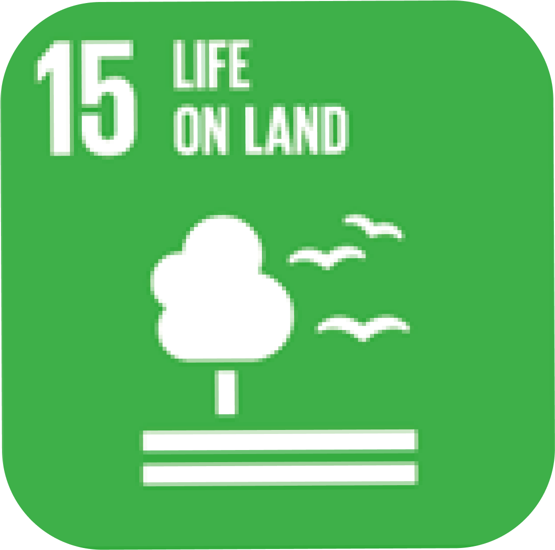 Icona del punto 15 dell'agenda 2030