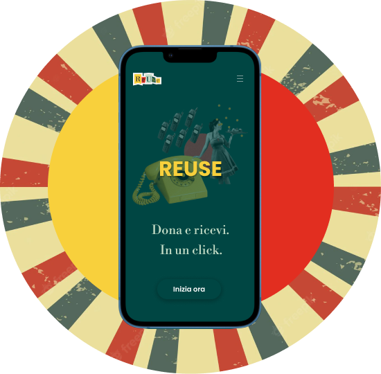 Mockup of the ReUse app