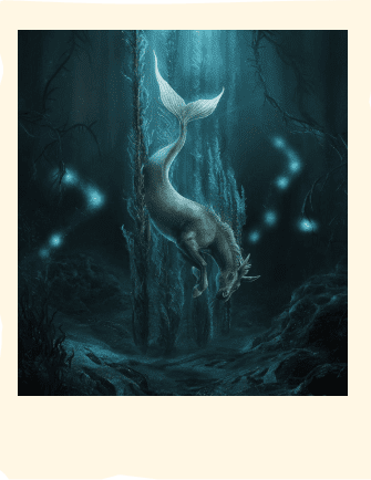 polaroid di un kelpie marino